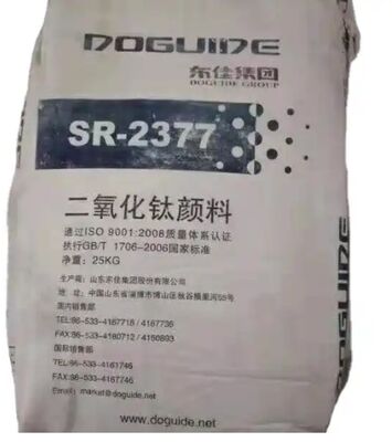 ルチルチタン二酸化物 SR-2377 ティオ2 高色素度 優れた白さ 中程度の耐久性
