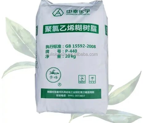 Zhongtai P440 PVCペスト樹脂エミュルショングレード K値74 中程度の分子重量,低から中程度の粘度