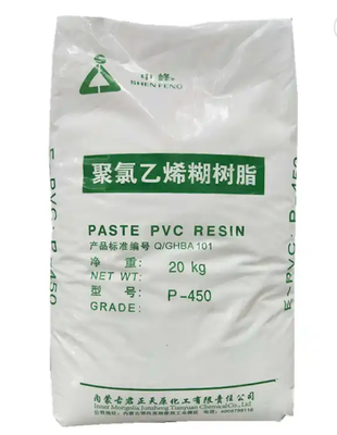 Junzheng P-450 K 値 65 の低揮発分と制御可能なペースト粘度を備えたペーストグレード PVC 樹脂