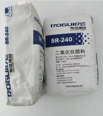 SR-240 ルチルチタン二酸化物 TiO2含有量 ≥96.0%,ルチル含有量 ≥97.0%,色素減量力 ≥185%