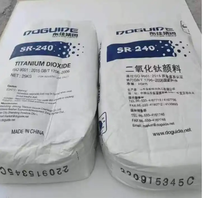 SR-240 ルチルチタン二酸化物 TiO2含有量 ≥96.0%,ルチル含有量 ≥97.0%,色素減量力 ≥185%