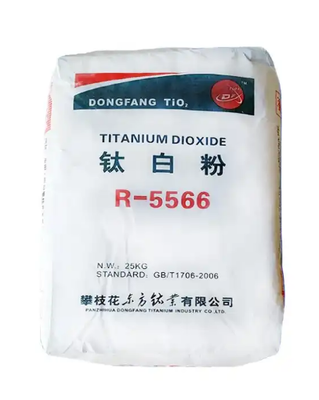 R-5566 ルチールチタン二酸化物色素 94.4% TiO2 含有量 99.3% ルチール含有量 1977 染色強度